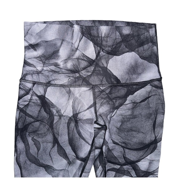 Lululemon Wunder Under Pant High Rise Leggings Midnight Tulle Multi Black Sz 6 - Picture 5 of 11